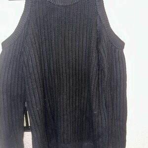 Michael Kors Black Off-the-Shoulder Sweater